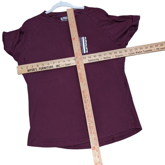 Alphalete athletics cotton blend performance fit t-shirt unisex medium - Picture 3 of 7